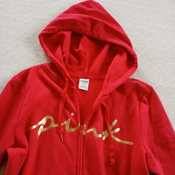 PINK ♡ full zip hoodie - Picture 2 of 9